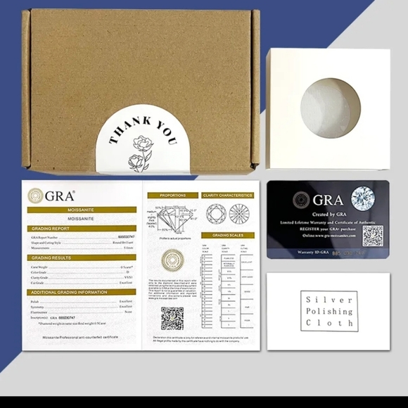 Cuban Moissanite Pendant Necklace - Picture 5 of 8